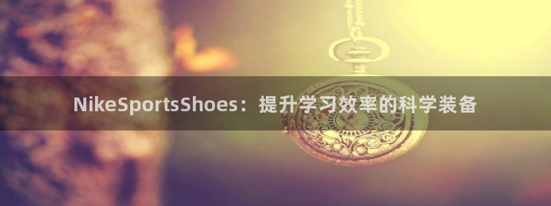 三亿体育登录：NikeSportsShoes：提升学习效率的科学装备